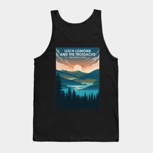 Loch Lomond and The Trossachs National Park Travel Poster Tank Top